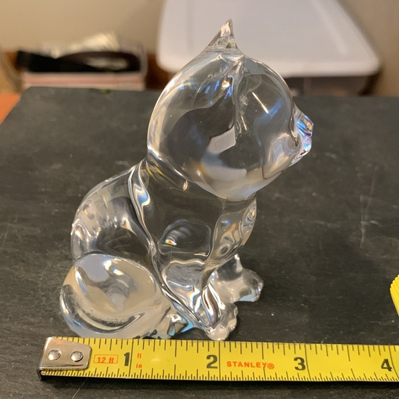 Princess House Accents Vintage Princess House Lead Crystal Cat